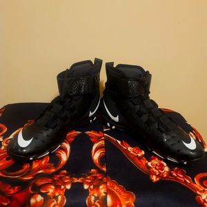NIKE FORCE SAVAGE BLACK FOOTBALL CLEATS SHOES SIZE 10.5